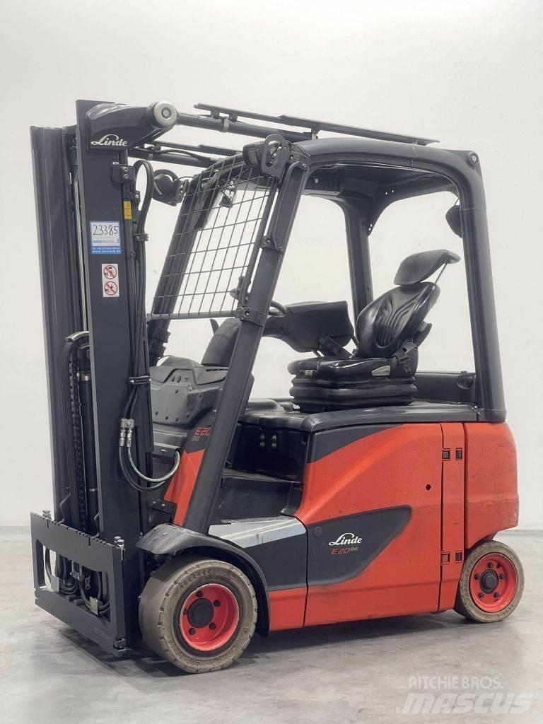 Linde E20PH-02-386 Електрически вилични кари-повдигачи