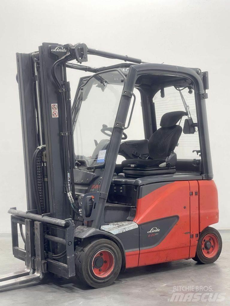Linde E20PH-02-386 Електрически вилични кари-повдигачи