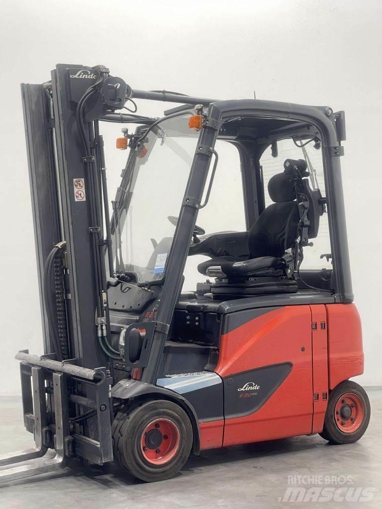 Linde E20PH-02-386 Електрически вилични кари-повдигачи