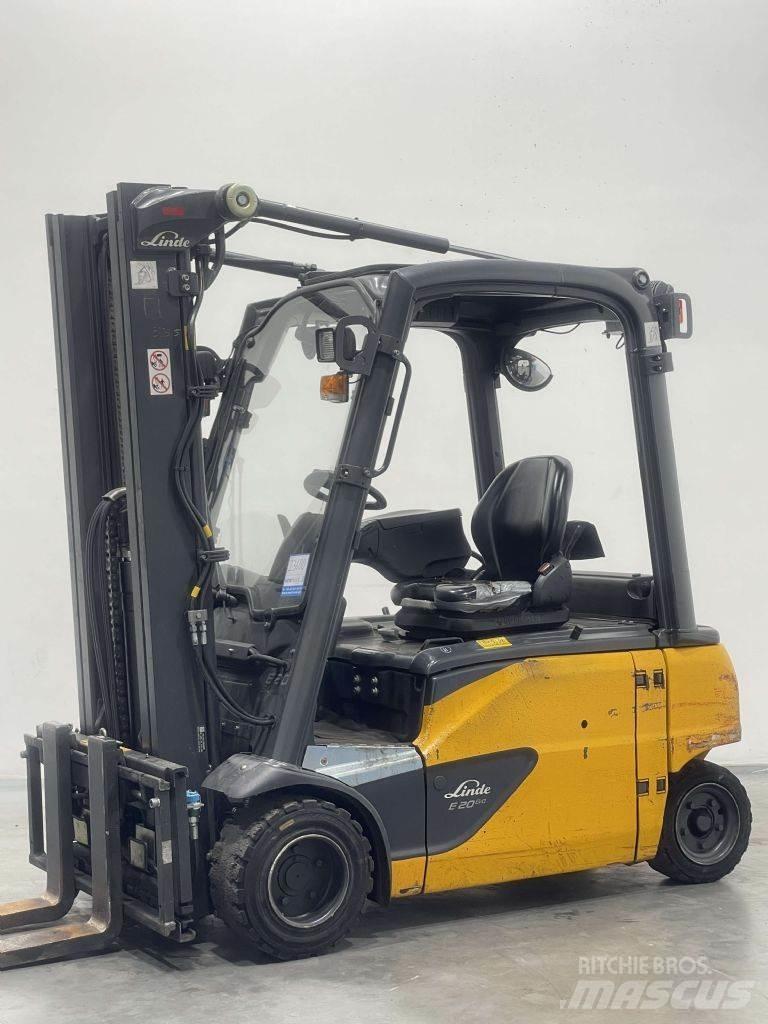 Linde E20PL-02-386 Електрически вилични кари-повдигачи
