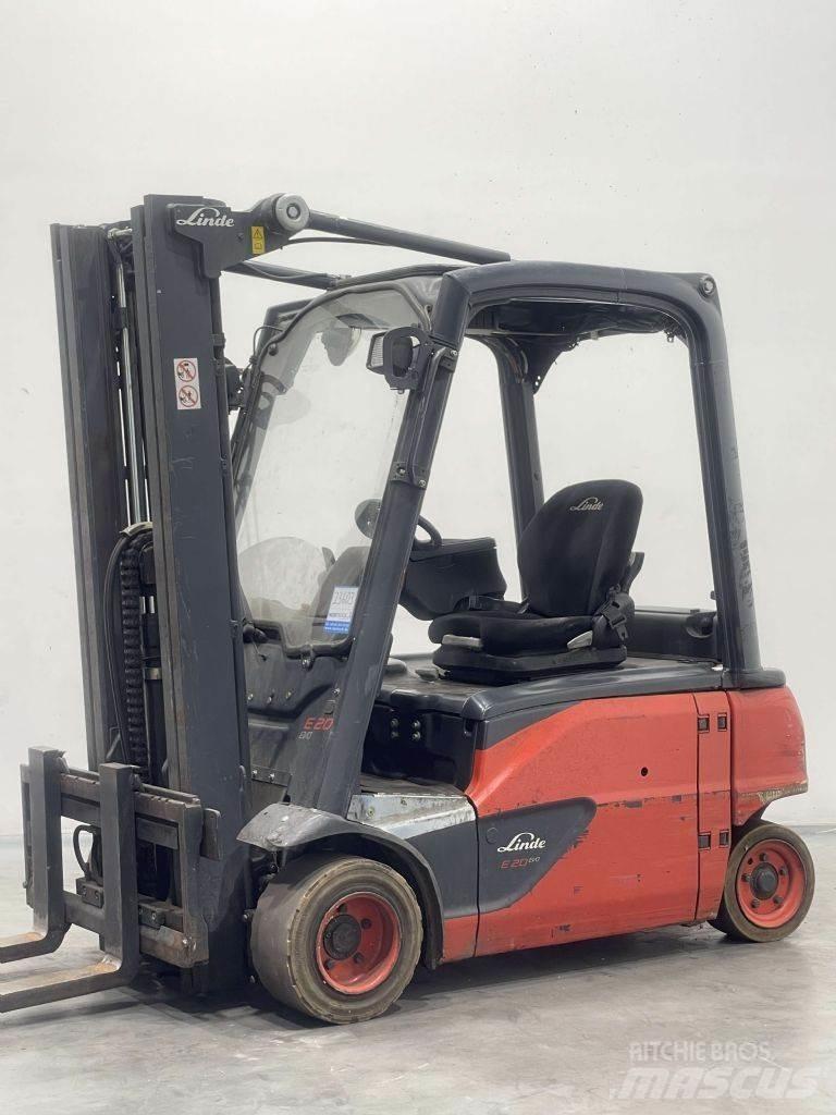 Linde E20PL-02-386 Електрически вилични кари-повдигачи