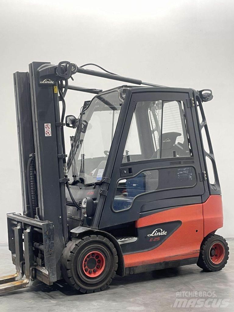 Linde E25-01-387 Електрически вилични кари-повдигачи