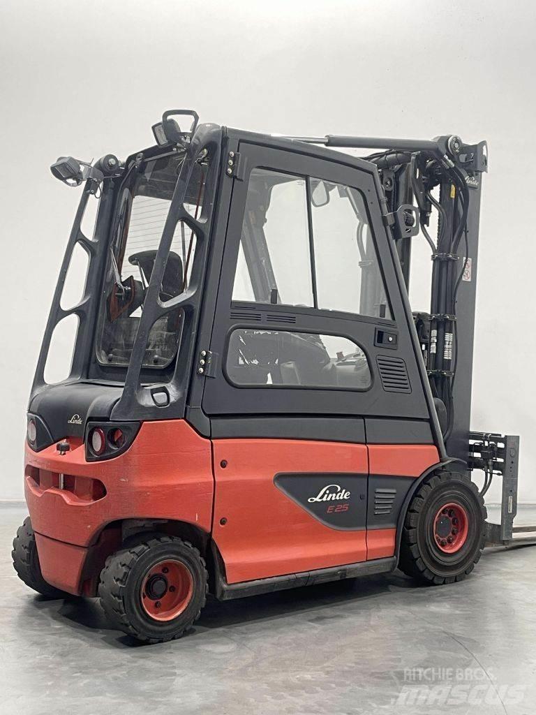 Linde E25-01-387 Електрически вилични кари-повдигачи