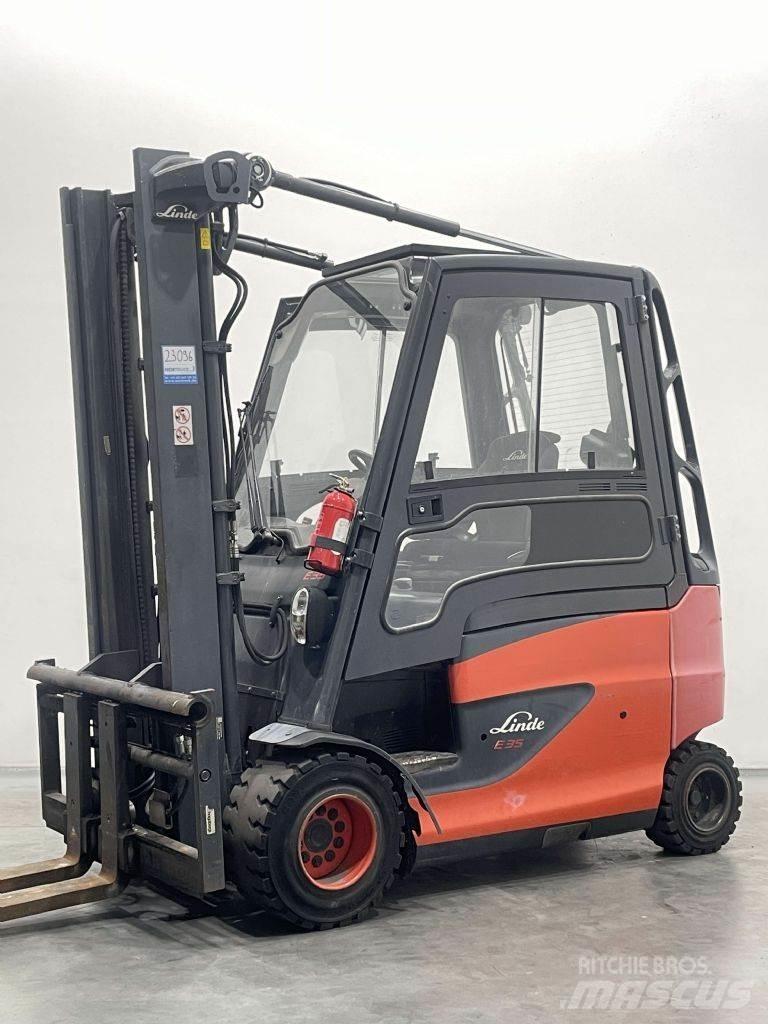 Linde E35HL-01-387 Електрически вилични кари-повдигачи