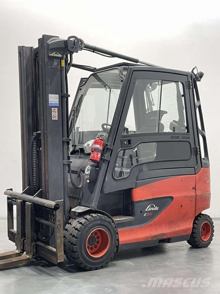 Linde E35HL-01-387 Електрически вилични кари-повдигачи