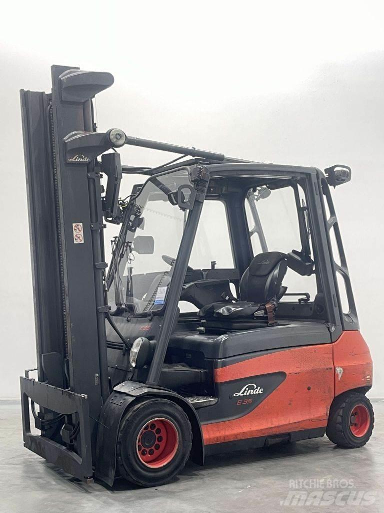 Linde E35L-01-387 Електрически вилични кари-повдигачи
