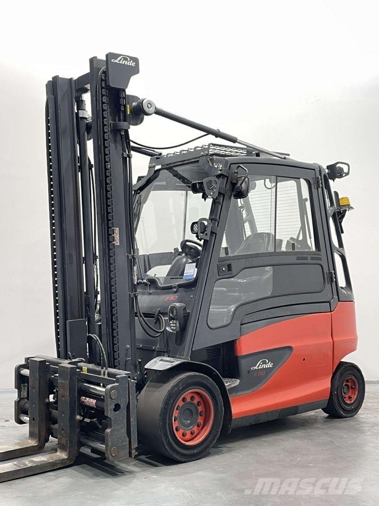 Linde E50HL-01-388 Електрически вилични кари-повдигачи