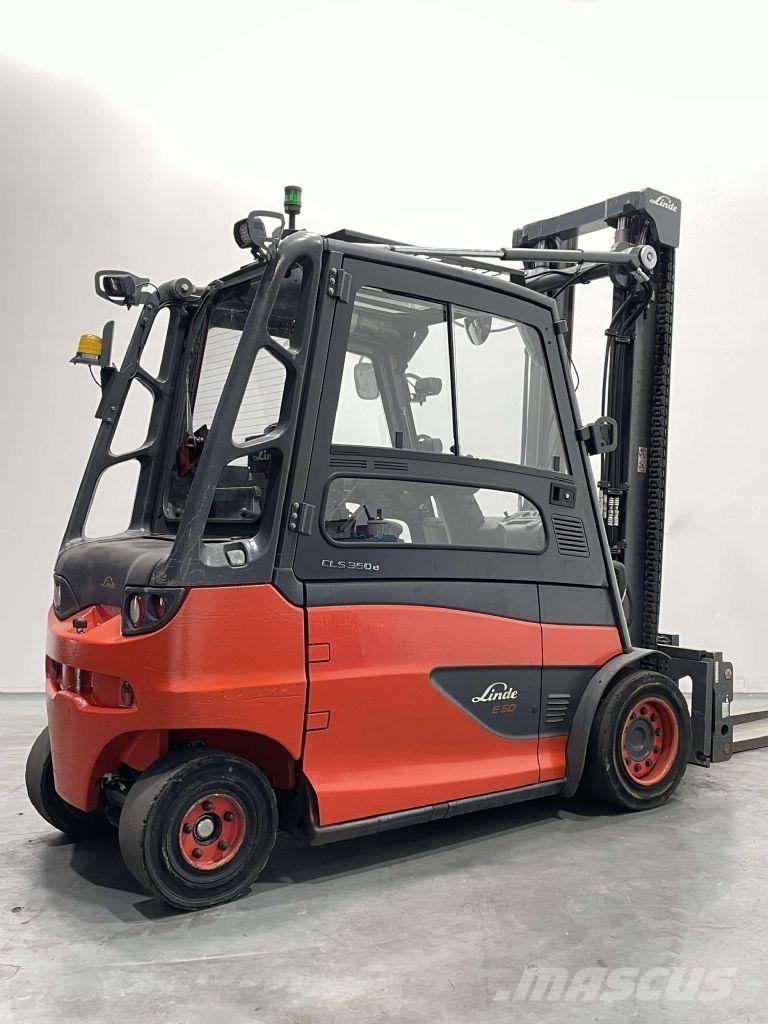 Linde E50HL-01-388 Електрически вилични кари-повдигачи