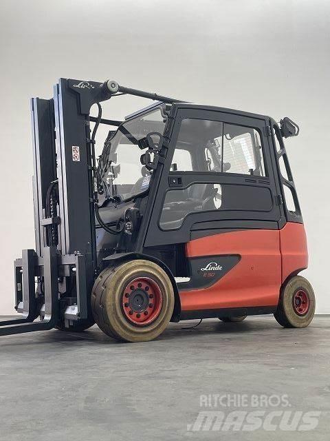 Linde E50L-01/600-388 Електрически вилични кари-повдигачи