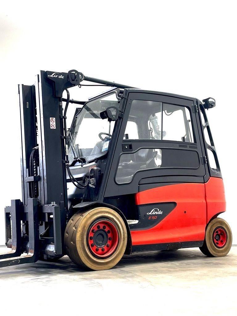 Linde E50L/600-388 Електрически вилични кари-повдигачи