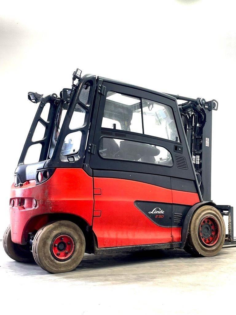 Linde E50L/600-388 Електрически вилични кари-повдигачи