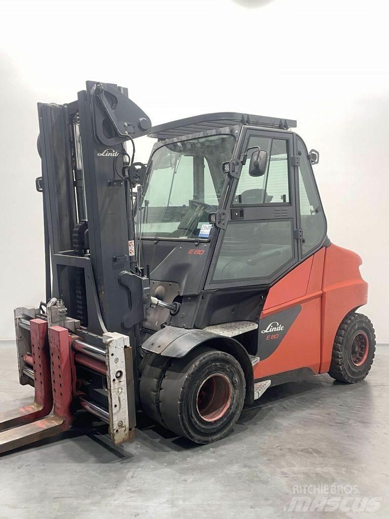 Linde E80-01/900-1279 Електрически вилични кари-повдигачи