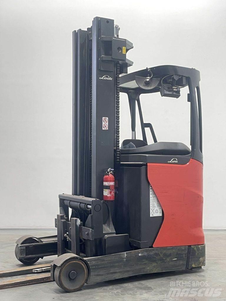 Linde R14HD-01-1120 Ретрак/ Високоповдигач с изместване на вилката напред