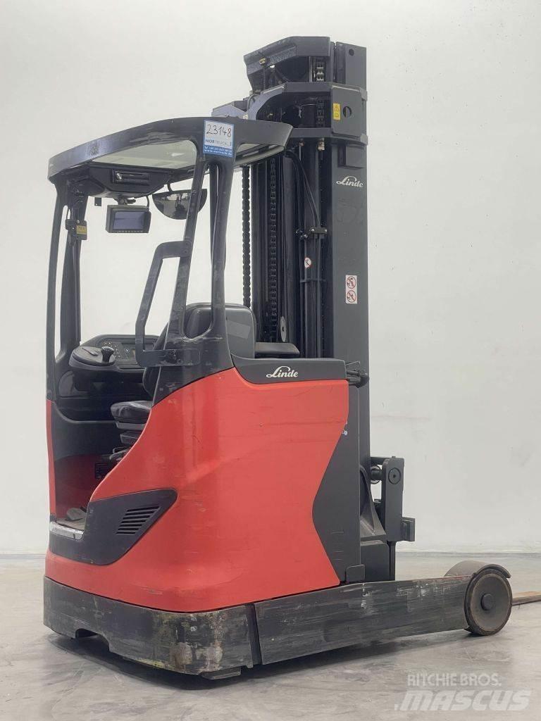 Linde R14HD-01-1120 Ретрак/ Високоповдигач с изместване на вилката напред