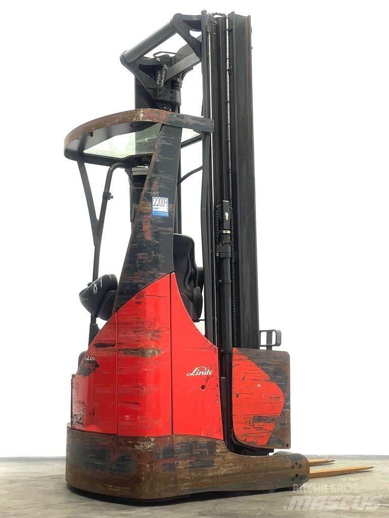 Linde R14X-116 Ретрак/ Високоповдигач с изместване на вилката напред