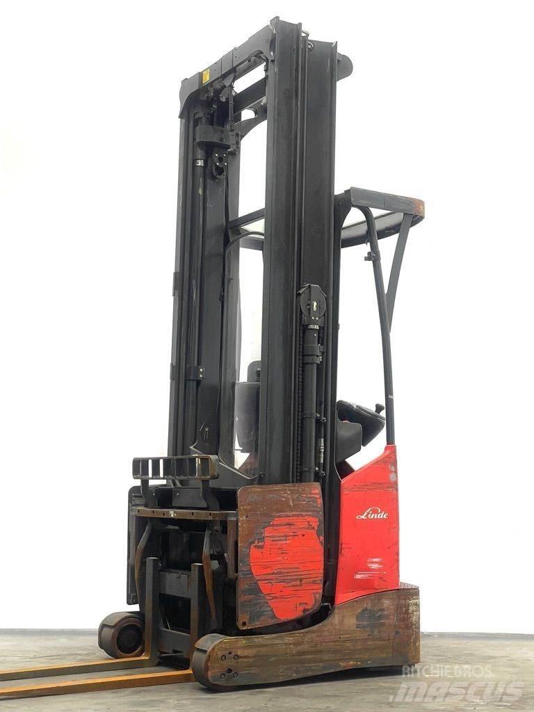 Linde R14X-116 Ретрак/ Високоповдигач с изместване на вилката напред