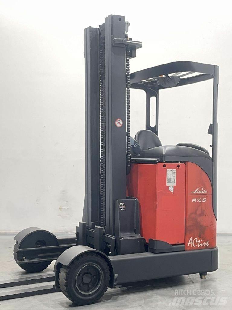 Linde R16G-12-115 Ретрак/ Високоповдигач с изместване на вилката напред