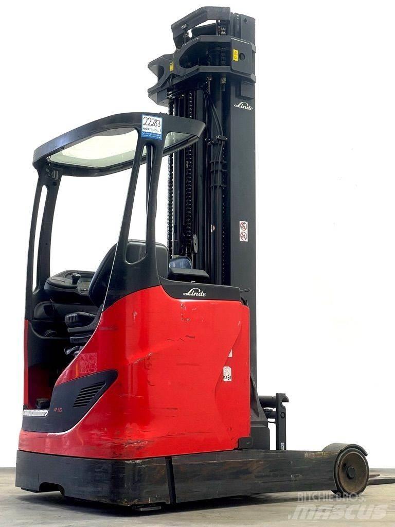 Linde R16HD-1120 Ретрак/ Високоповдигач с изместване на вилката напред