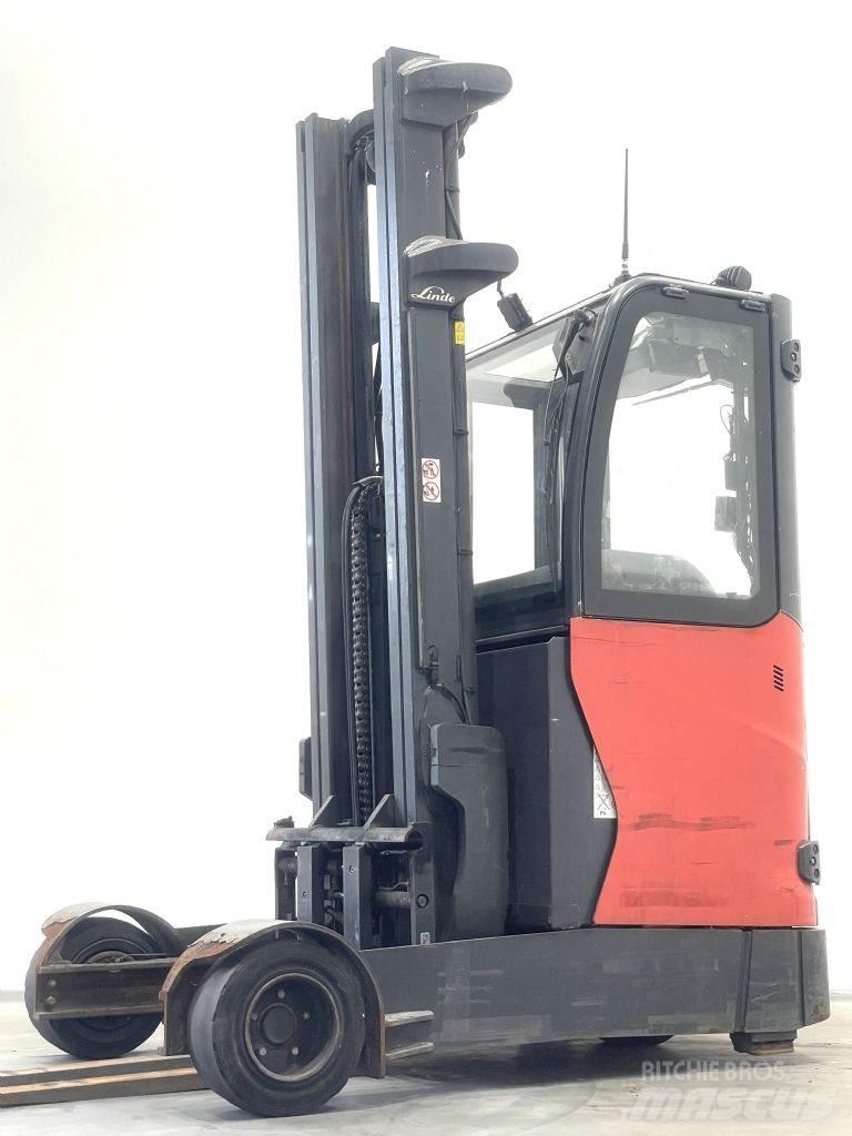 Linde R20G-01-1120 Ретрак/ Високоповдигач с изместване на вилката напред