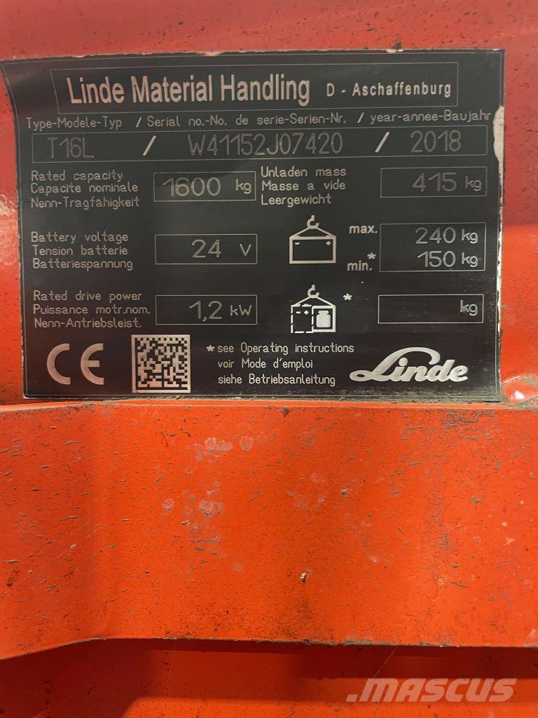 Linde T16L-1152 Нископовдигач