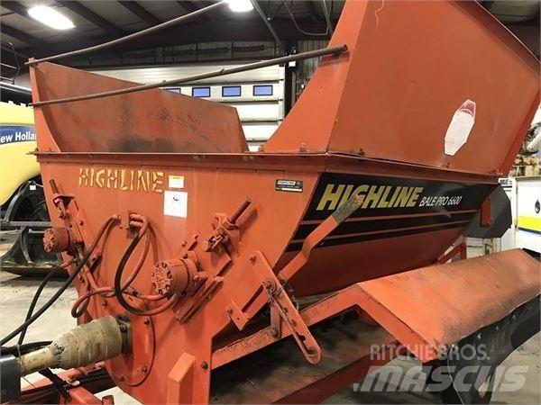 Highline 6600 Резачки за бали, резачки и машини за отмотаване на бали
