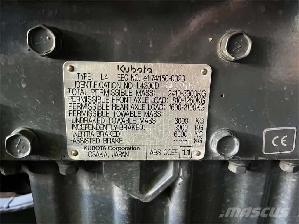Kubota L4200 Поддръжка - Други