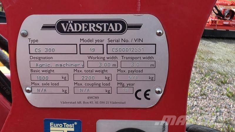 Väderstad Cultus 300 Други машини за оран и аксесоари