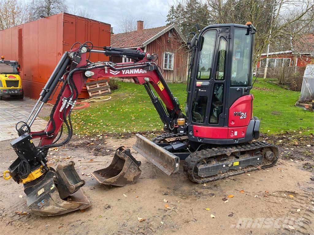 Yanmar VIO26 GRÄVARE Колесни товарачи