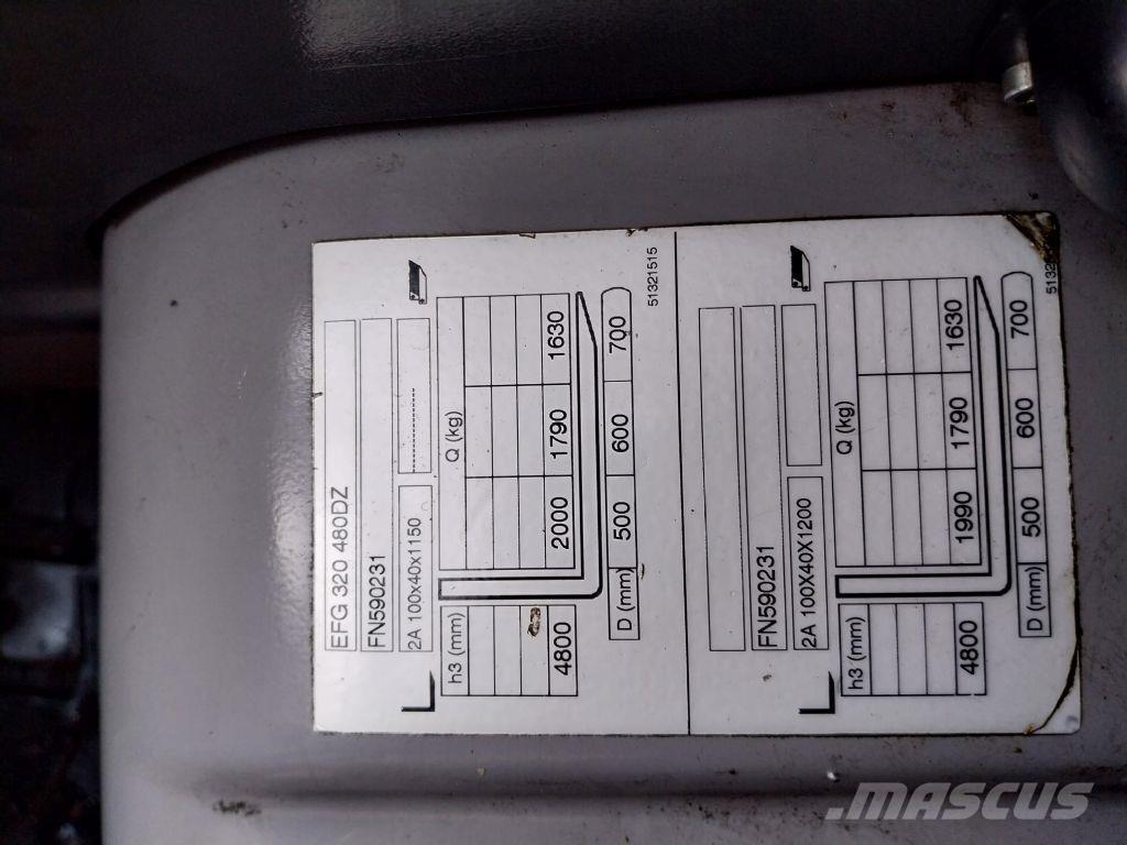 Jungheinrich EFG 320 Електрически вилични кари-повдигачи