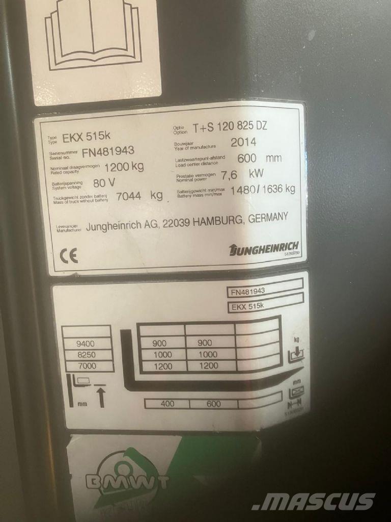 Jungheinrich EKX 515k Машини за комисиониране високоповдигачи