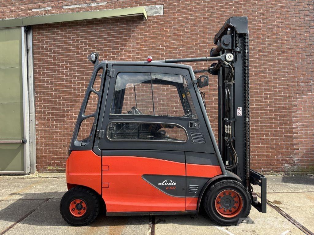 Linde E50HL-01/600 Електрически вилични кари-повдигачи