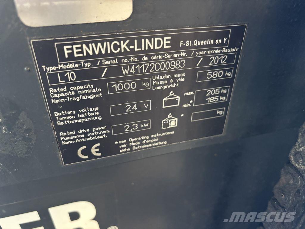 Linde L10 Колички високоповдигачи с теглич