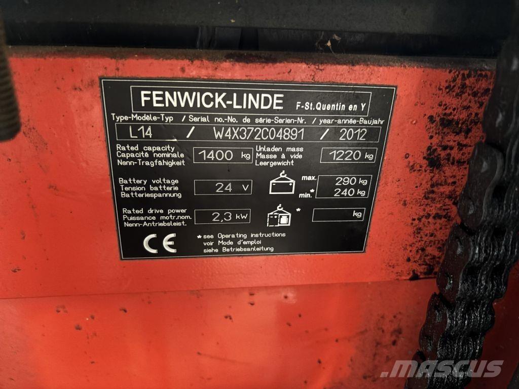 Linde L14 Колички високоповдигачи с теглич
