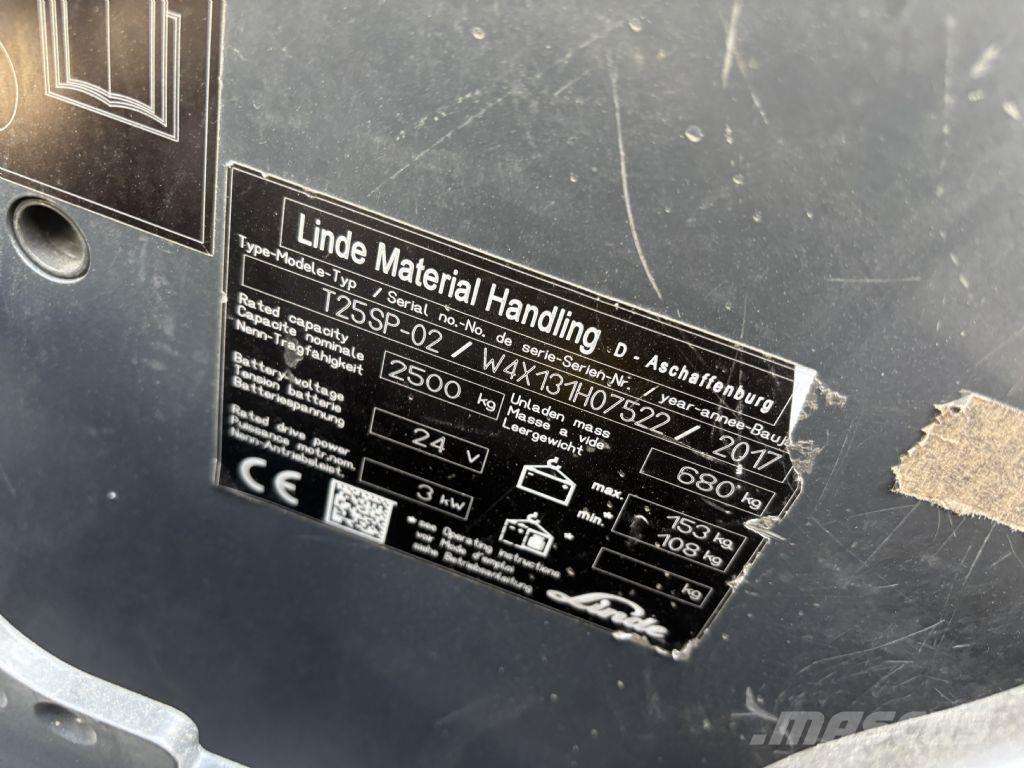 Linde T25SP-02 Самоходни товарачи