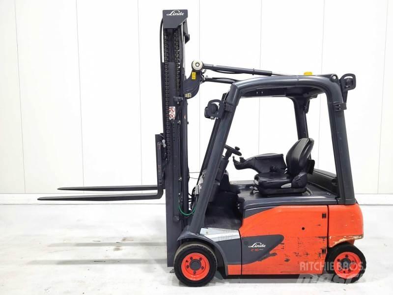 Linde E16P-02 Електрически вилични кари-повдигачи