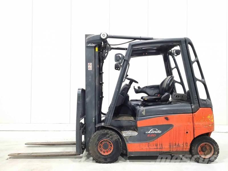 Linde E20-01 Електрически вилични кари-повдигачи