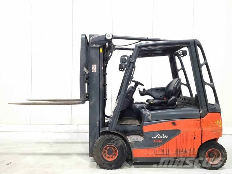 Linde E20-01 Електрически вилични кари-повдигачи