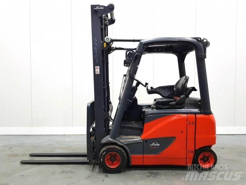 Linde E20PH-02 386 Електрически вилични кари-повдигачи