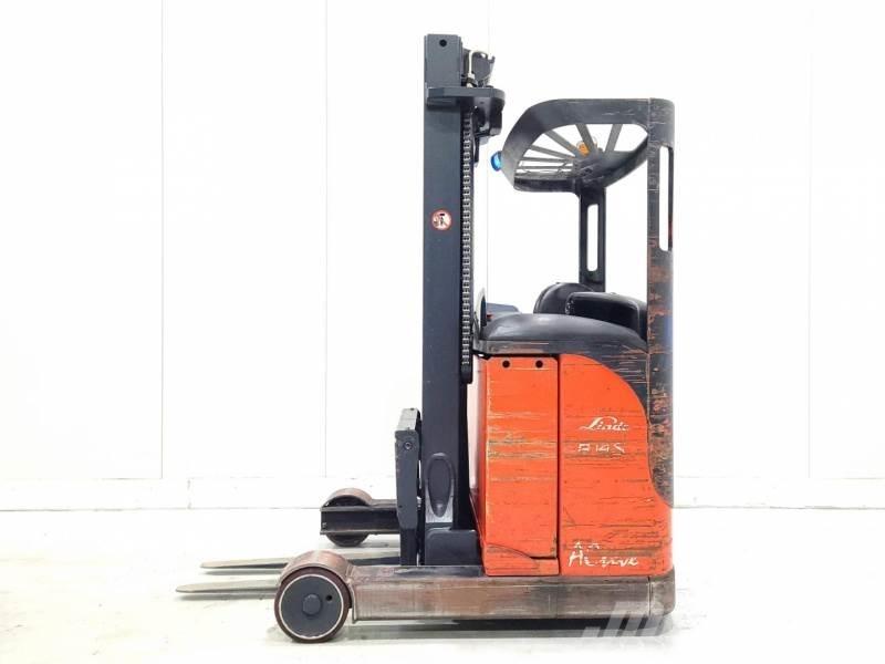 Linde R14 Ретрак/ Високоповдигач с изместване на вилката напред