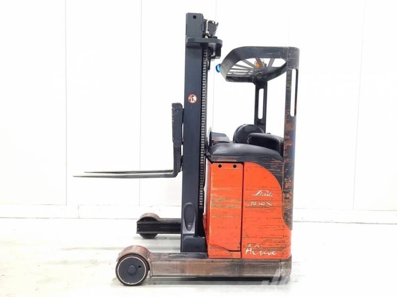 Linde R14 Ретрак/ Високоповдигач с изместване на вилката напред