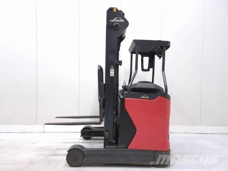 Linde R14-01 Ретрак/ Високоповдигач с изместване на вилката напред