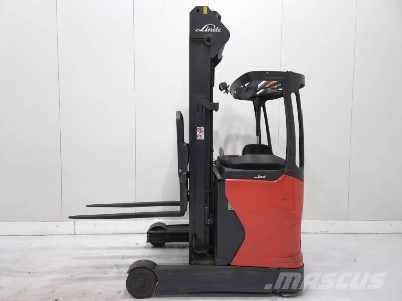Linde R14-01 Ретрак/ Високоповдигач с изместване на вилката напред