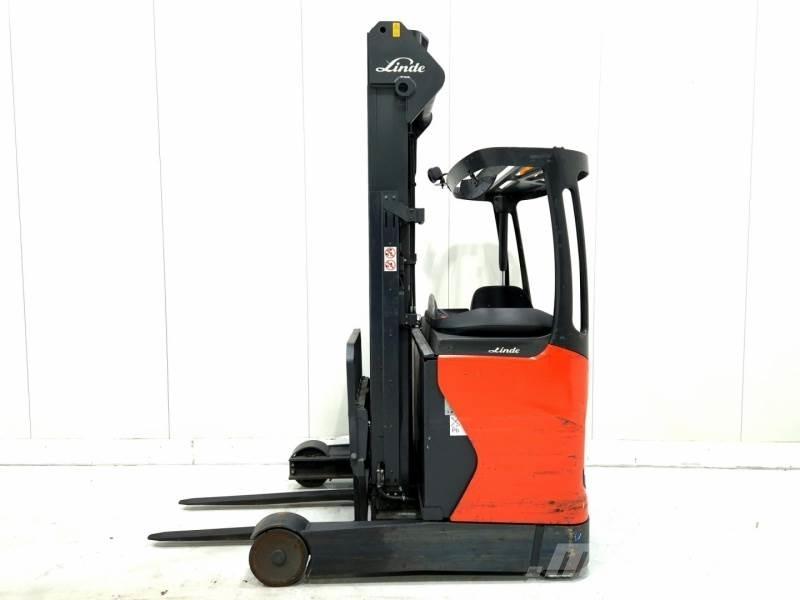 Linde R14-01 Ретрак/ Високоповдигач с изместване на вилката напред
