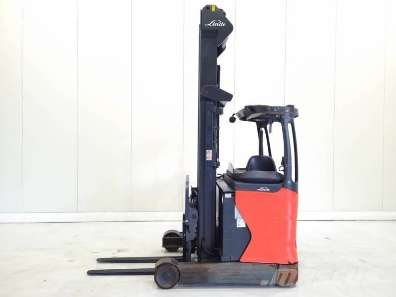 Linde R14-01 Ретрак/ Високоповдигач с изместване на вилката напред
