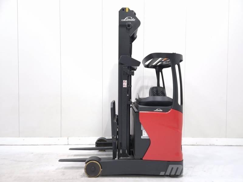 Linde R14-01 Ретрак/ Високоповдигач с изместване на вилката напред