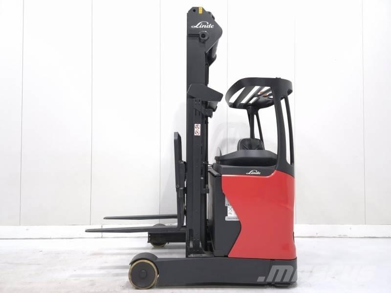 Linde R14-01 Ретрак/ Високоповдигач с изместване на вилката напред