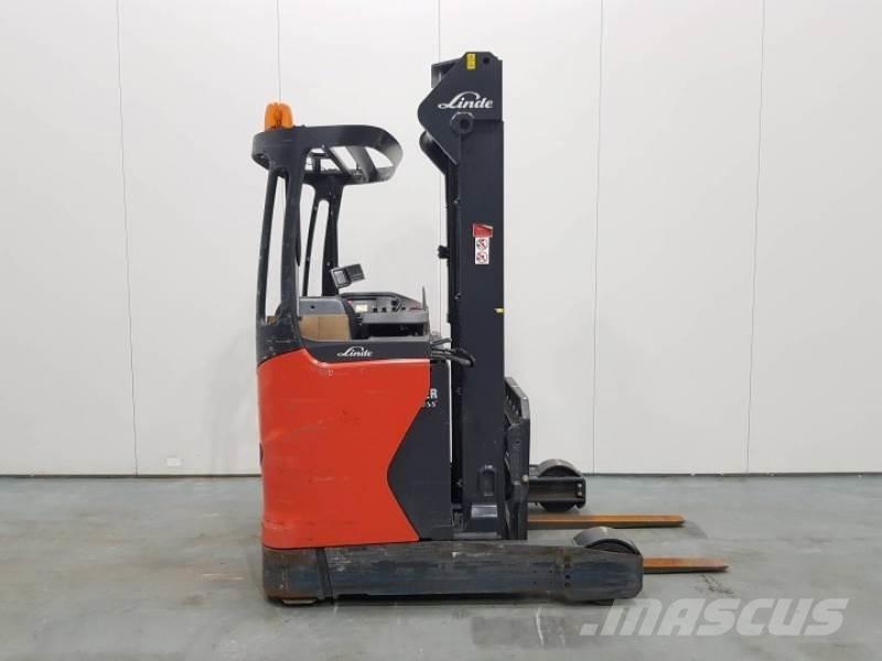 Linde R14-01 1120 Ретрак/ Високоповдигач с изместване на вилката напред