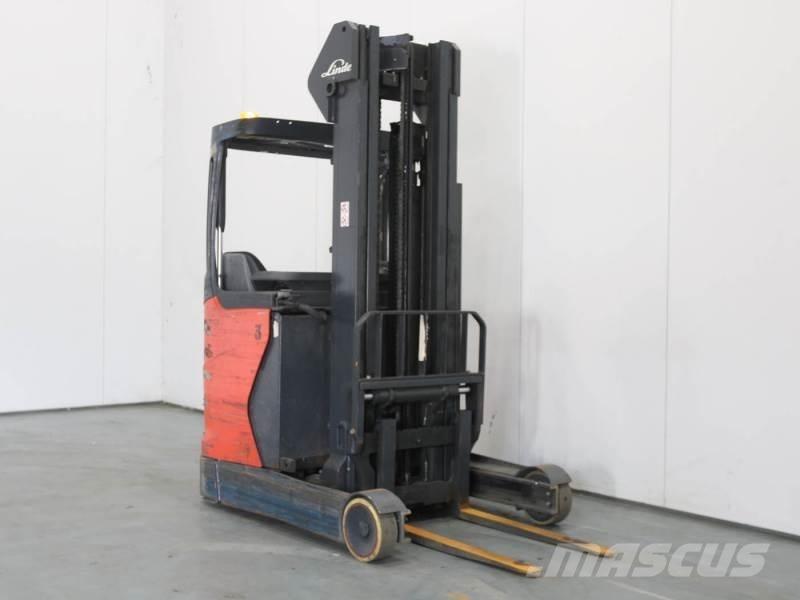 Linde R14-01 1120 Ретрак/ Високоповдигач с изместване на вилката напред