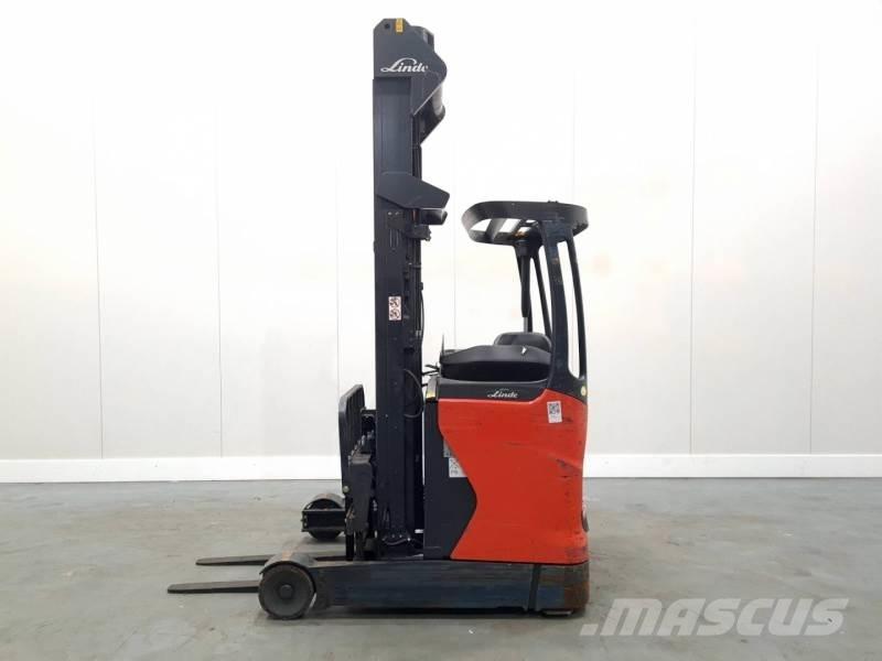 Linde R14-01 1120 Ретрак/ Високоповдигач с изместване на вилката напред