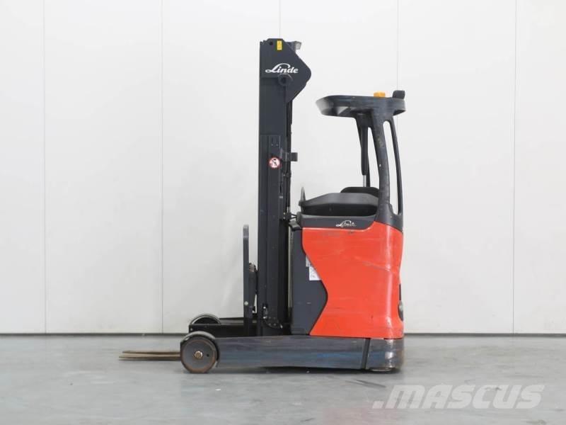 Linde R14-01 1120 Ретрак/ Високоповдигач с изместване на вилката напред